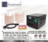 TRANSFORMADOR BIDIRECCIONAL 220VAC A 110VAC 2000W